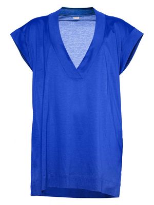 ERES Renée V-neck T-shirt - Blue