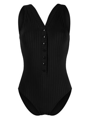 ERES ribbed scoop-back swimsuit - Black