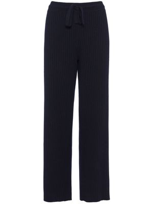 ERES Rieur ribbed-knit trousers - Blue