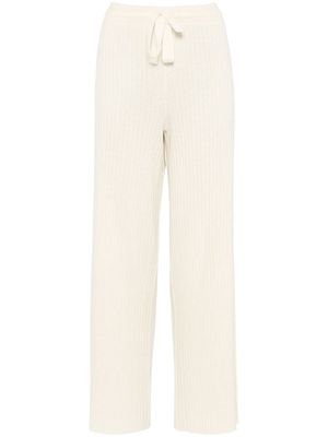 ERES Rieur ribbed-knit trousers - White