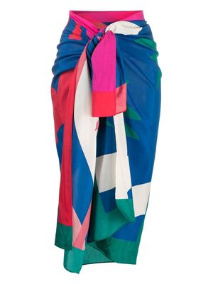 ERES Splendide graphic-print cover-up - Green