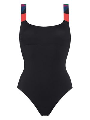 ERES Tempo contrasting-strap swimsuit - Black