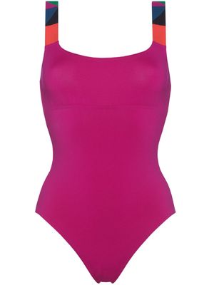 ERES Tempo contrasting-strap swimsuit - Pink