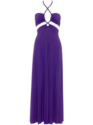 ERES Tina halterneck maxi dress - Purple