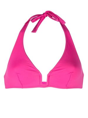 ERES Uni halterneck bikini top - Pink