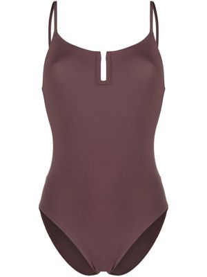 ERES Universel low-back swimsuit - Brown