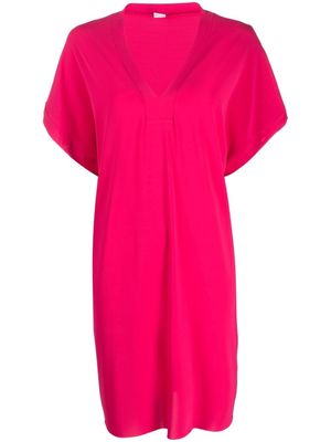 ERES V-neck tunic dress - Pink