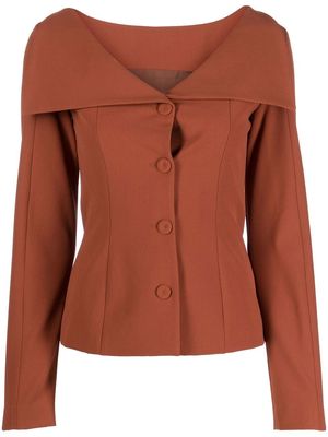 Erika Cavallini button-down blouse - Orange