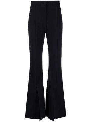 Erika Cavallini flared tailored trousers - Blue