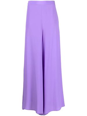 Erika Cavallini high-waist palazzo trousers - Purple