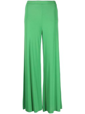 Erika Cavallini high-waist wide-leg trousers - Green