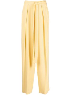 Erika Cavallini high-waisted trousers - Yellow