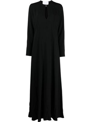 Erika Cavallini keyhole-detail maxi dress - Black