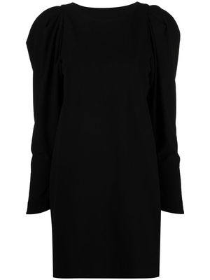 Erika Cavallini long-sleeve mini dress - Black