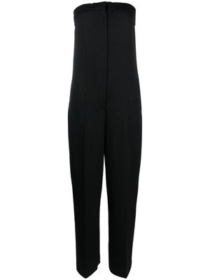 Erika Cavallini strapless tailored jumpsuit - Black