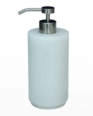 Eris Collection Pearl White Marble Soap Dispenser