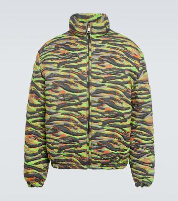 ERL Camouflage quilted cotton jacket