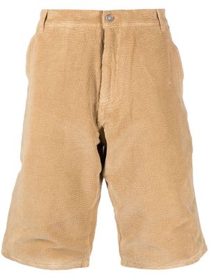 ERL corduroy stretch-cotton shorts - Neutrals