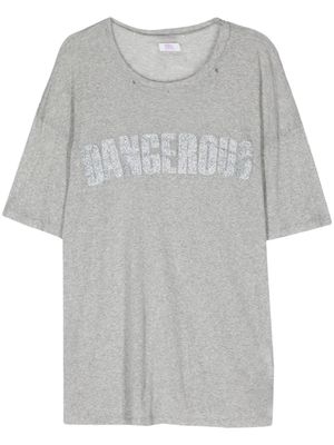 ERL Dangerous cotton T-shirt - Grey