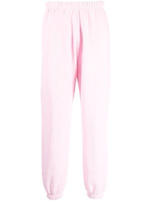 ERL elasticated-waist cotton track pants - Pink