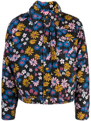 ERL floral-print cotton jacket - Black