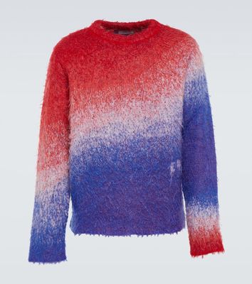 ERL Gradient mohair-blend sweater