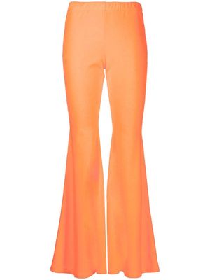 ERL high-waisted flared trousers - Orange