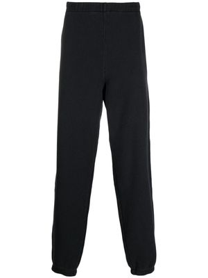ERL jersey-fleece cotton track pants - Black