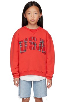 ERL Kids Red USA Sweatshirt