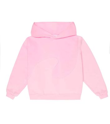 ERL Kids Seam-detail cotton-blend hoodie