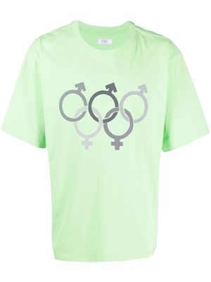 ERL Olympics Sex cotton T-shirt - Green