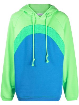 ERL Rainbow cotton hoodie - Blue