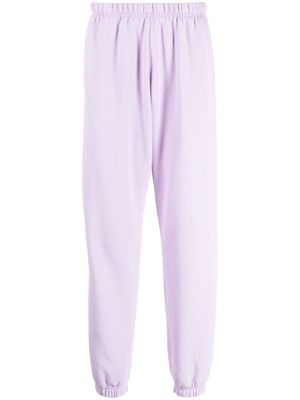 ERL slip-on cotton-blend track pants - Purple