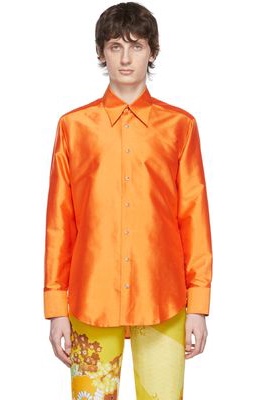 ERL SSENSE Exclusive Orange Shirt
