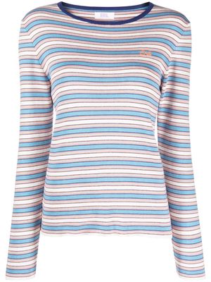 ERL striped knitted top - Blue