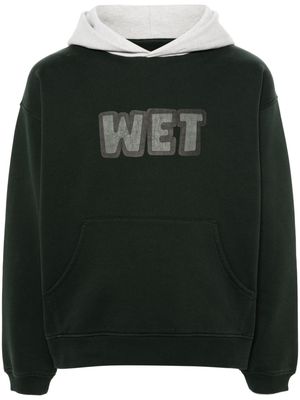 ERL text-print hoodie - Green