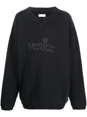 ERL Venice cotton sweatshirt - Black