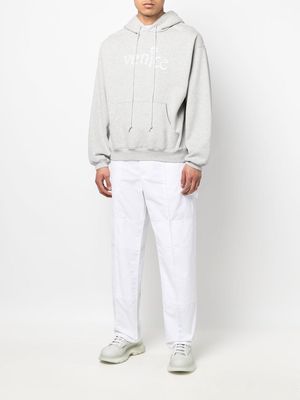 ERL Venice-print cotton hoodie - Grey