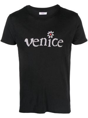 ERL Venice-print cotton T-shirt - Black