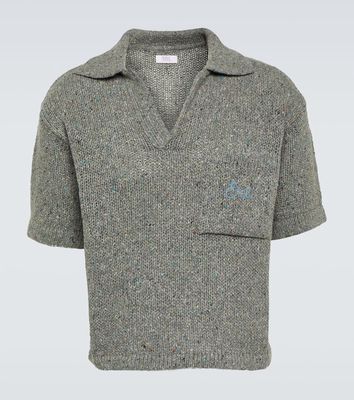 ERL Wool-blend polo sweater