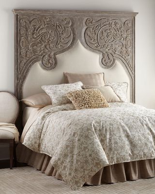 Erlina Carved Queen Headboard