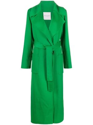 ERMANNO FIRENZE belted wool-blend coat - Green