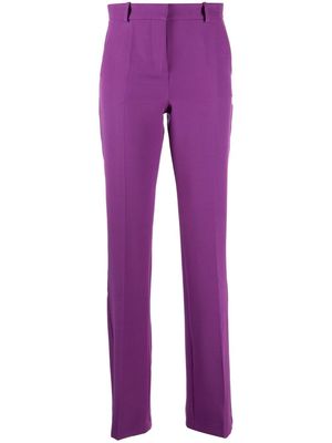 ERMANNO FIRENZE flared tailored trousers - Purple
