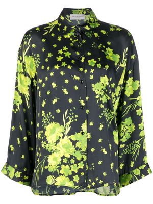ERMANNO FIRENZE floral-print shirt - Black