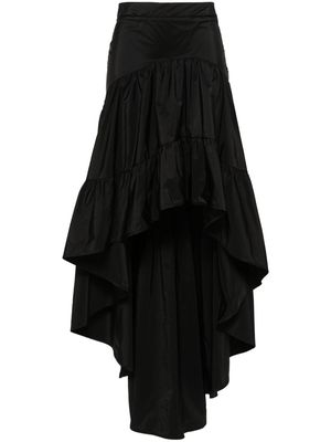 ERMANNO FIRENZE high-low tiered skirt - Black
