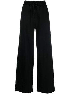 ERMANNO FIRENZE high-waisted wide-leg trousers - Black
