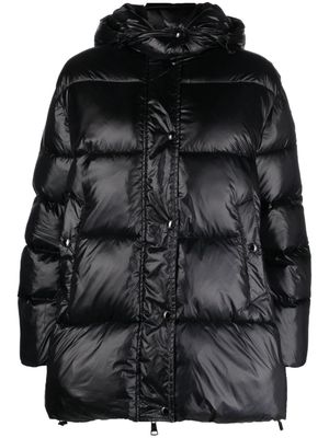 ERMANNO FIRENZE hooded quilted padded jacket - Black