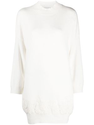 ERMANNO FIRENZE oversized pullover jumper - White