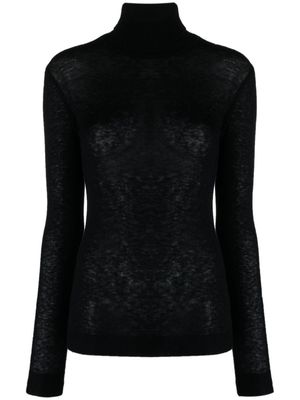 ERMANNO FIRENZE roll-neck knitted jumper - Black