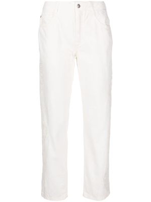 Ermanno Scervino boyfriend cotton trousers - White